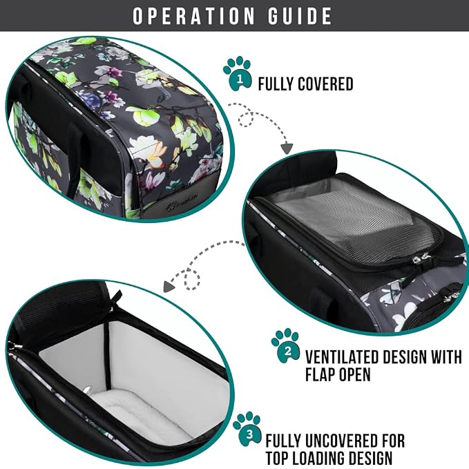 PetAmi Dog Purse Carrier for Small Dogs, Airline Approved Soft Sided Pet Carrier - Image 3