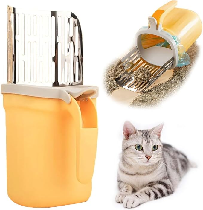 Cat Litter Scoop, Large Capacity Mess-Free Cat Litter Scooper by RUIFANDAHK