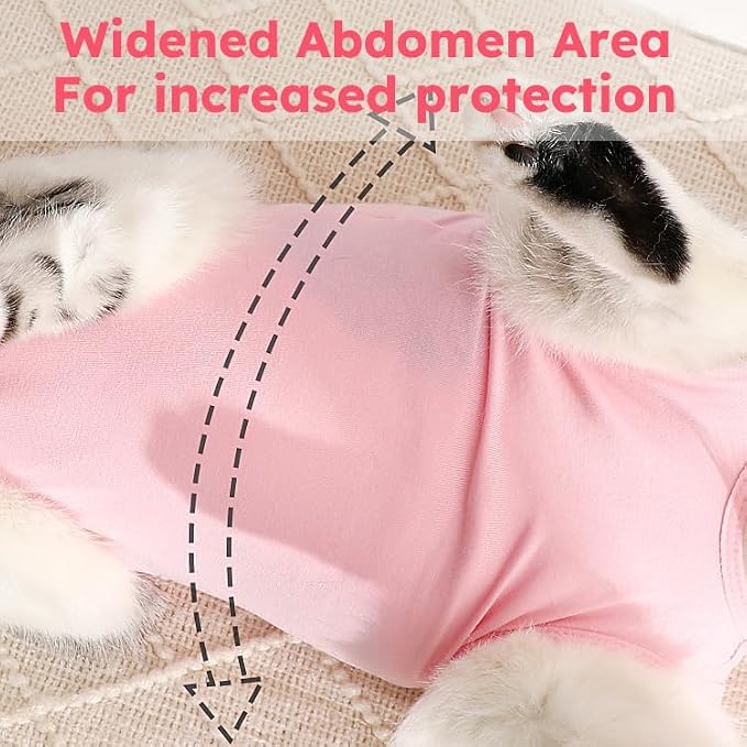 Cat Recovery Suit, Breathable Cat Surgery Recovery Suit Female, Cat Onesie - Image 5