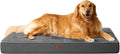 EHEYCIGA Waterproof Dog Bed Orthopedic 47"x29", Memory Foam Pet Bed by EHEYCIGA