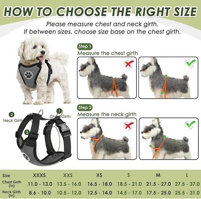 SlowTon Dog Seat Belt Harness for Car, Dog Car Harness Adjustable Mesh - Image 6