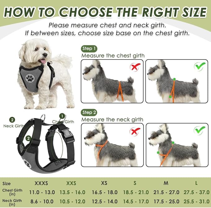 SlowTon Dog Seat Belt Harness for Car, Dog Car Harness Adjustable Mesh - Image 6