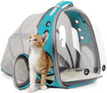 Back Expandable Cat Backpack Carrier, Fit up to 12 lbs, Space Capsule Bubble by halinfer