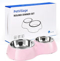 Elevated Dog Bowls Set by Petvillage