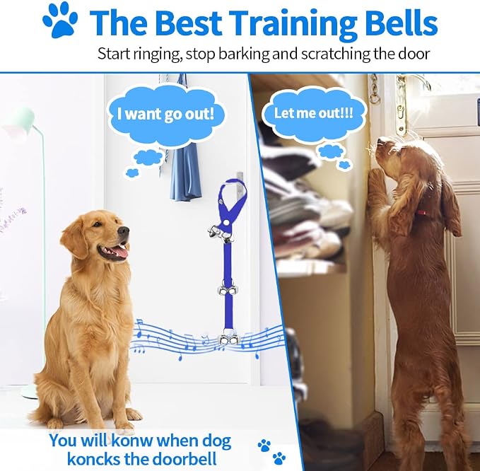 2 Pack Dog Doorbells, Pet Training Bells - Image 6