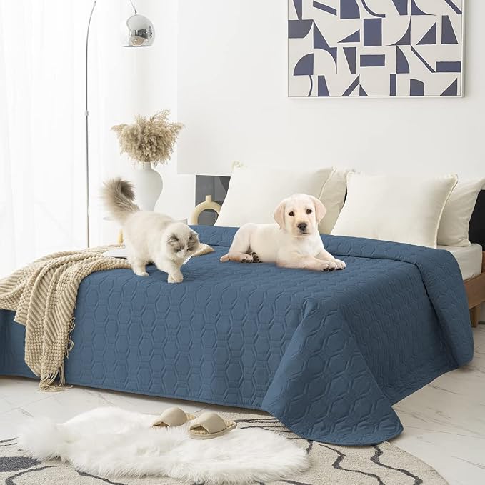 Waterproof and Anti-Slip Dog Bed Cover and Pet Blanket Sofa Pet Bed Mat ，car by TcksstexFauxFurDogBedCover