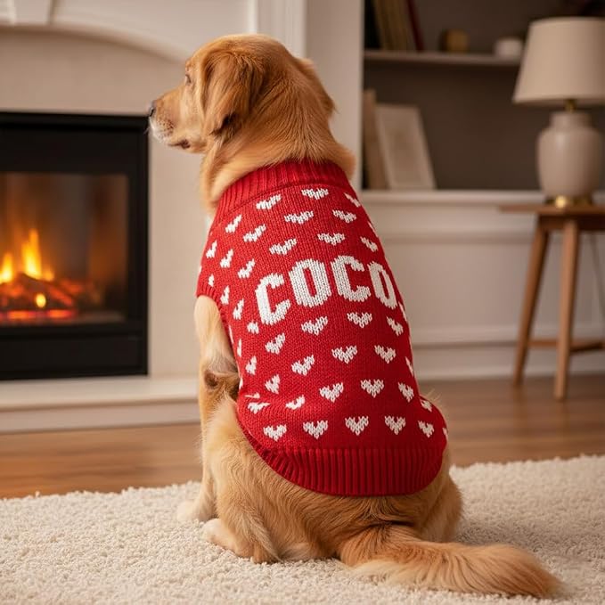 Custom Knit Sweater for Dogs and Cats, Personalized - Image 6