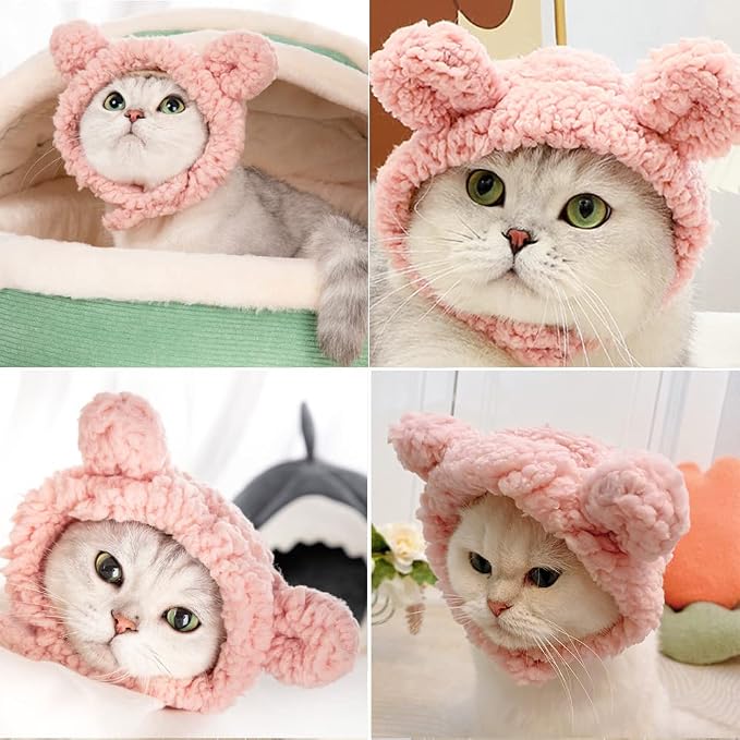 JOICEE Cute Cat Costume Warm Bear Hat - Image 6