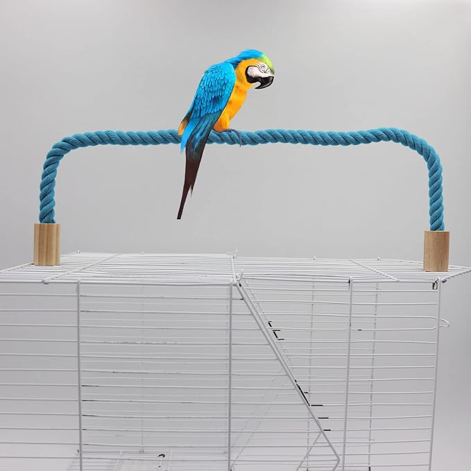 2 Pack Rope Perch, Cage Stand Pole Accessories, Climbing Toy - Image 5