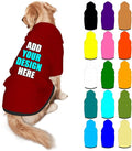 Custom Dog Hoodie Personalized Photo Text Logo Name Dog Clothes, Soft & Warm by Mynvzrk