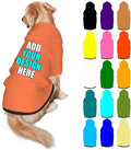 Customized Dog Hoodie with Name Logo Personalized Text Soft & Warm by Mynvzrk