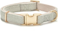 Soft Cotton Hemp Dog Collar by YUDOTE