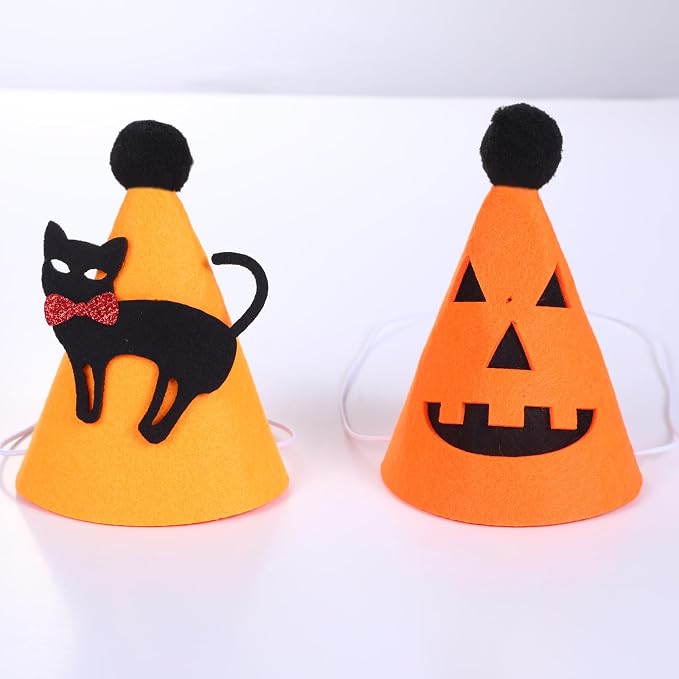 10 Pcs Halloween Dogs Hats Cute Ghost Halloween Cats Party Pet Pumpkin Set - Image 9