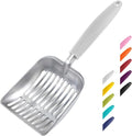 WePet Cat Litter Scoop, Aluminum Alloy Sifter, Kitty Metal Scooper, Deep Shovel by WePet