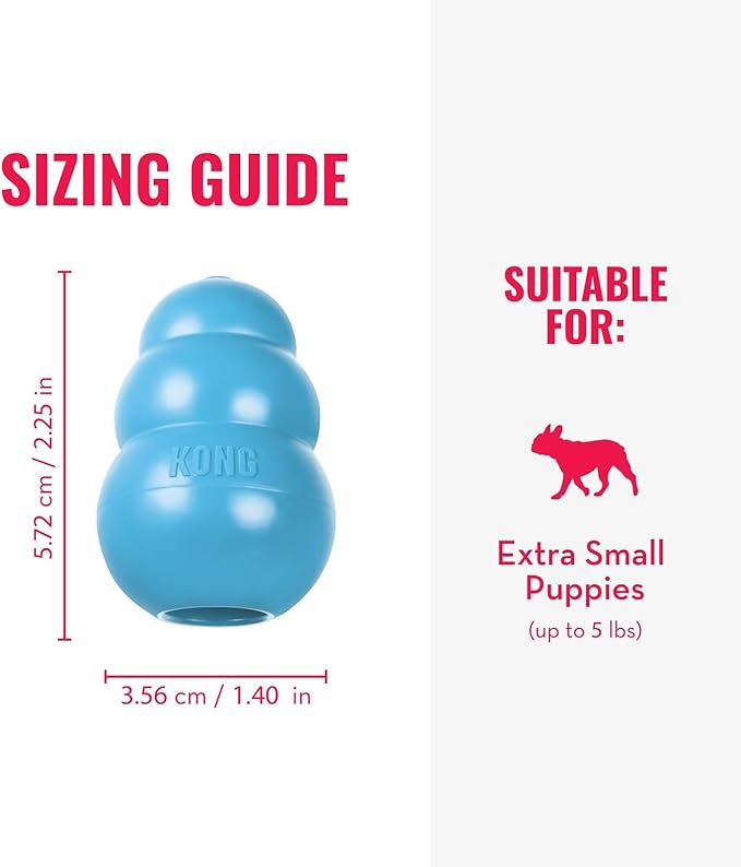 KONG Puppy - Natural Teething Rubber Chew Toy - Image 5