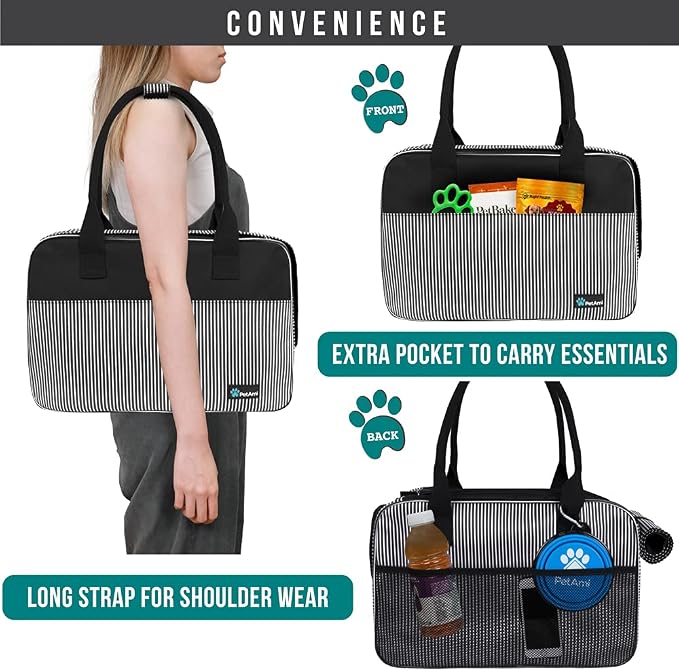 PetAmi Dog Purse Carrier for Small Dogs, Airline Approved Soft Sided Pet Carrier - Image 6