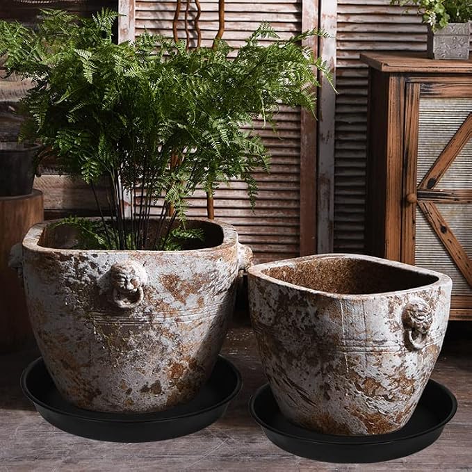 4 Pack of 20 21 inch Plant Saucer Round, Deep Plant Saucers - Image 5
