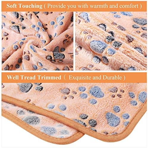 Tatuo 4 Pcs Dog Blanket for Pet Cat Blankets Indoor Puppy Teething Stuff Toys - Image 3