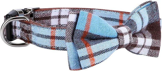 Faleela Soft &Comfy Bowtie Dog Collar, Detachable and Adjustable Bow Tie Collar - Image 3