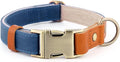 Plutus Pet Genuine Leather & Hemp Dog Collar – Adjustable Heavy Duty Pet Collar by PLUTUSPET