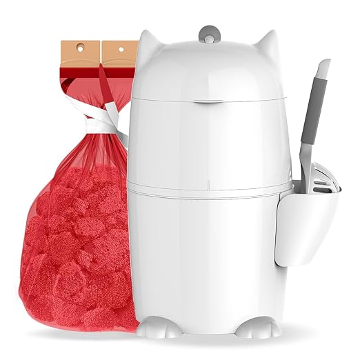 Red Rocket Purrr Litter Twist’R XL Cat Litter Pail Disposal System by RedRocket
