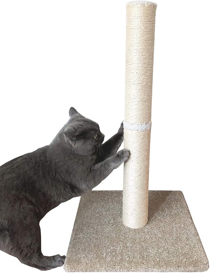 Cat Scratching Post Carpet, Tall Big Sisal Rope Cat Scratch Pole - Image 6