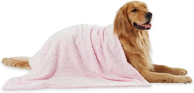 Bone Dry Embossed Bone Print Pet Blanket - Image 4