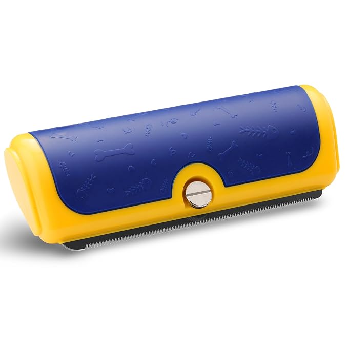 Dog Deshedding Brush & Shedding Blade, Everyday Undercoat Grooming Tool by PetPog