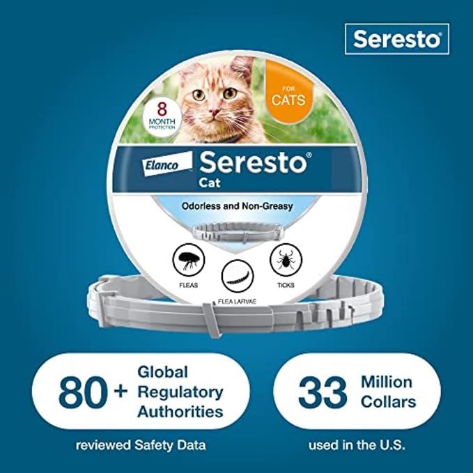 Seresto Cat Vet-Recommended Flea & Tick Treatment & Prevention Collar - Image 7