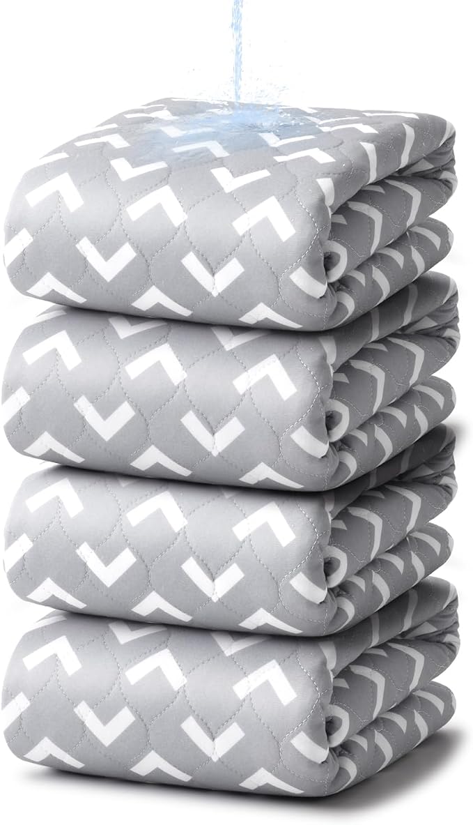 Non-Slip Bed Pads for Incontinence Washable, Waterproof Bed Pads, Bed Wetting by Brosive