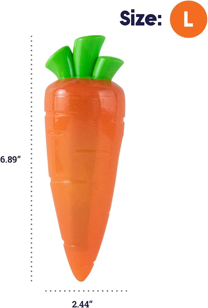 Petstages Crunch Veggies Carrot Dog Chew Toy - Image 6