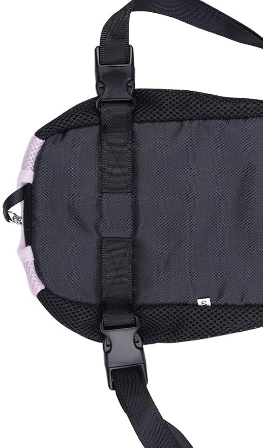 Pet Dog Puppy Cat Carrier Five Holes Backpack Double Shoulder Straps Canvas - Image 5