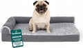 FurHaven Orthopedic Dog Bed for Medium Dogs, L-Shaped Chaise Mattress by FurHaven