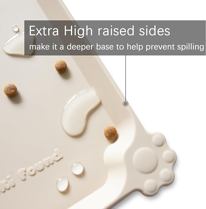 Hoki Found L Silicone Non Slip Pet Dog Cat Bowl Mats - Image 2