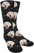 MyPupSocks Custom Personalized Photo Pet Face Socks, Cat and Dog Tracks Paws by MyPupSocks
