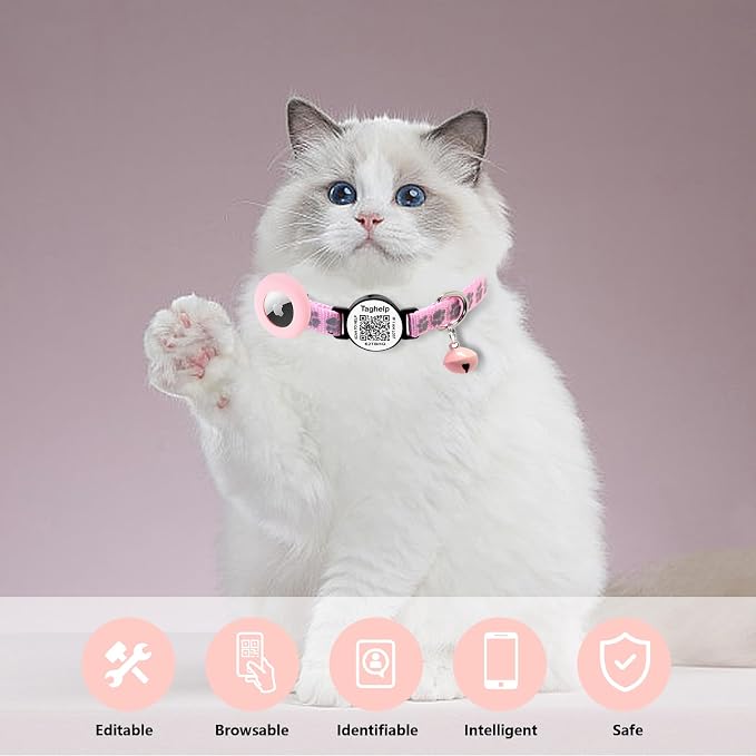 Reflective AirTag Cat Collar - Image 5