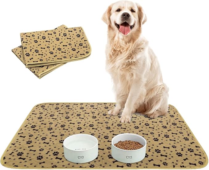 BINGPET Waterproof Dog Food Mat Non-Slip by BINGPET