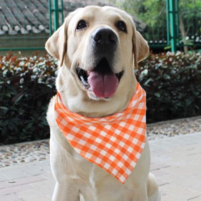 15pcs Dog Bandanas, Dog Scarf Kerchief Bibs Washable Girl Boy Dogs Bandanas Set - Image 6