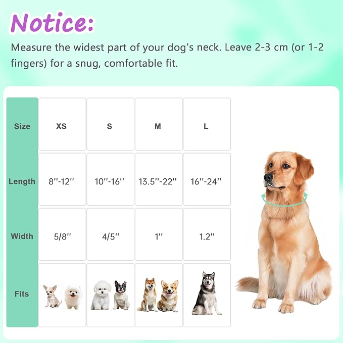 Easter Dog Collar for Large Dogs, Adjustable Green Large Dog Collar - Image 2