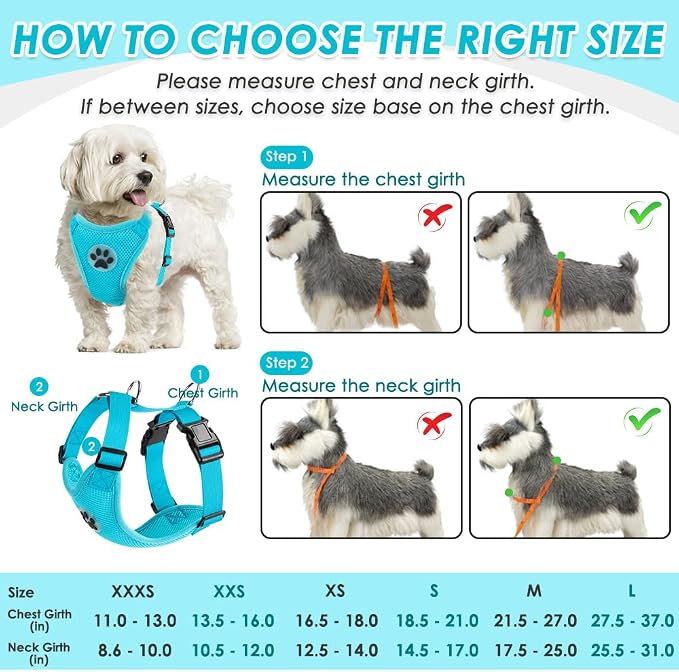 SlowTon Dog Seat Belt Harness for Car, Dog Car Harness Adjustable Mesh - Image 6
