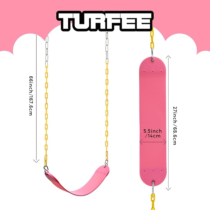 TURFEE Swings for Outdoor Swing Set -SwingSeat Replacement Kits - Image 7