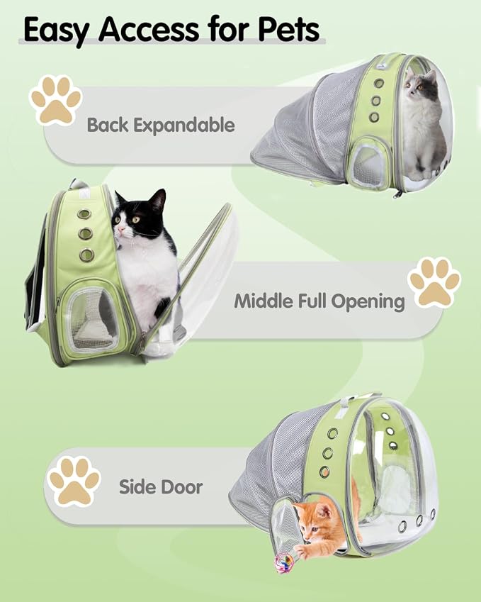 Cat Backpack Carrier Back Expandable Bubble Pet Carrier Backpack - Image 3