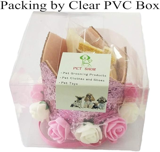 PET SHOW Pink Crown Dog Birthday Party Hat - Image 7