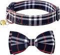 Yizepet Dog Collar with Bow Tie- Adjustable pet Collar for Dogs with