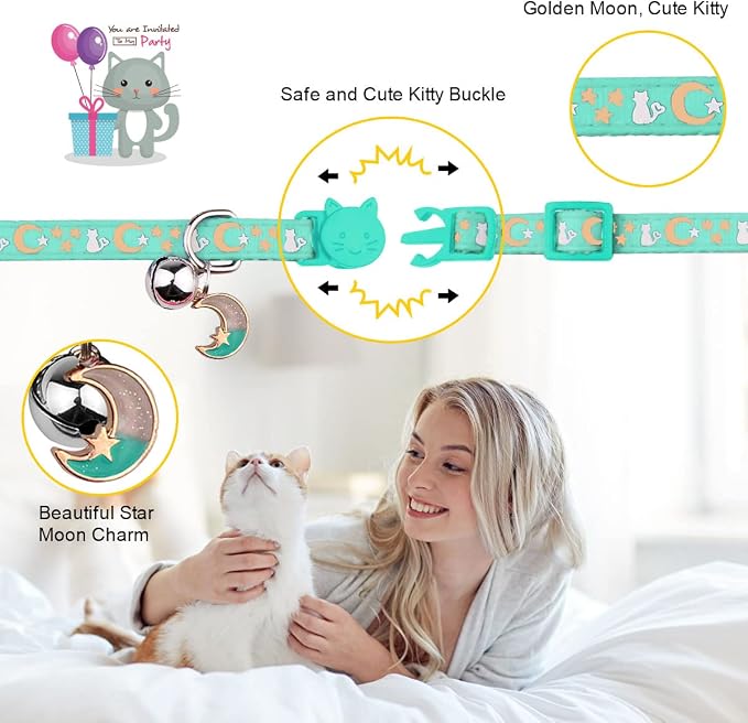Baeuppit 2PCS Breakaway Cat Collars - Image 3