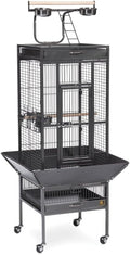 Prevue Pet Products Wrought Iron Select Bird Cage Black Hammertone 3151BLK by PrevuePetProducts