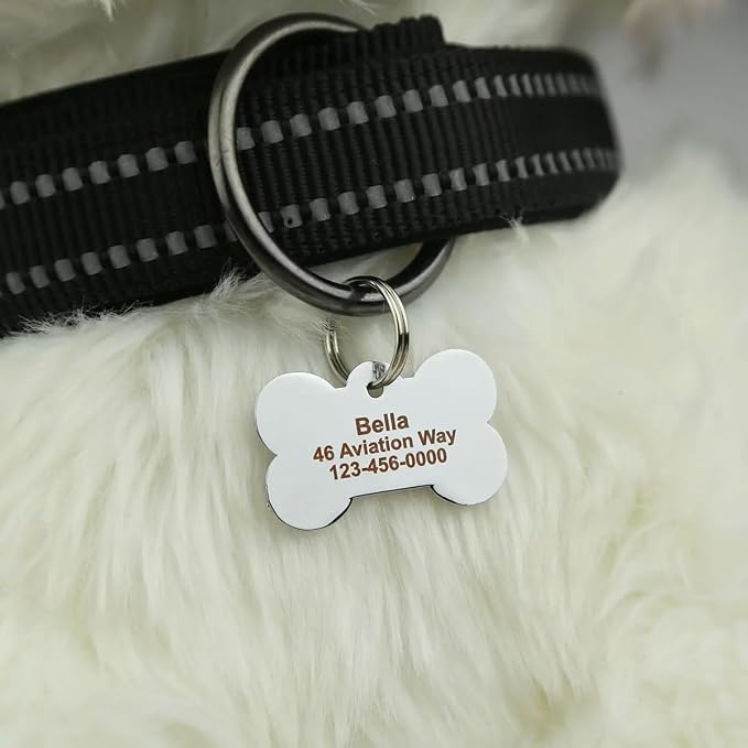 Personalized Dog/Cat Cute Paw Pet ID Tag - Image 6