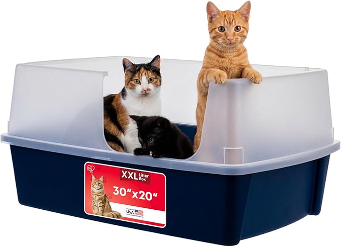 IRIS USA XX-Large Side Entry Cat Litter Box, Open Top Extra Large Litter Box - Image 11