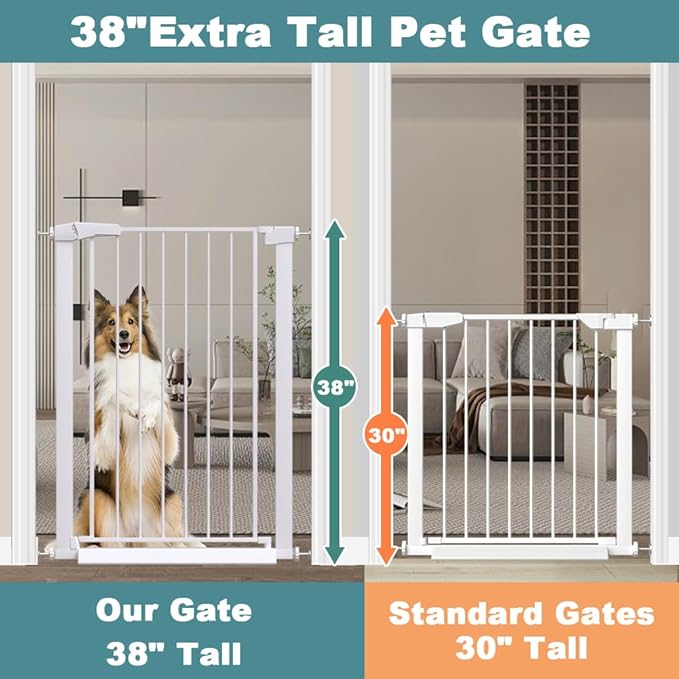 Fairy Baby 38" Extra Tall Pet Gate - Image 3