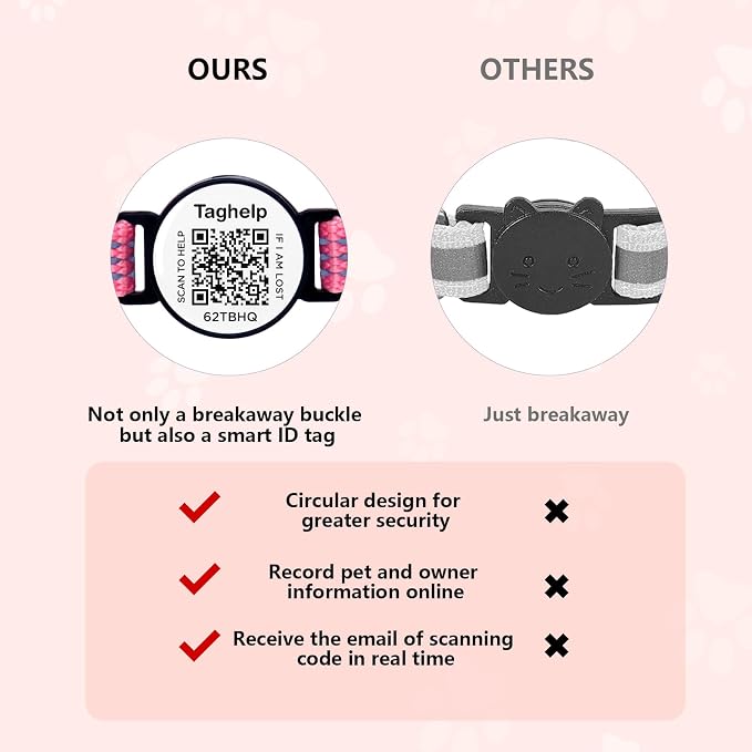 2-Pack Reflective-Breakaway Cat Collars - Image 6